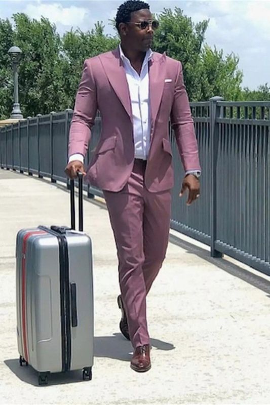 Johnathan Fashion Slim Fit Point Lapel  Men Suits Online