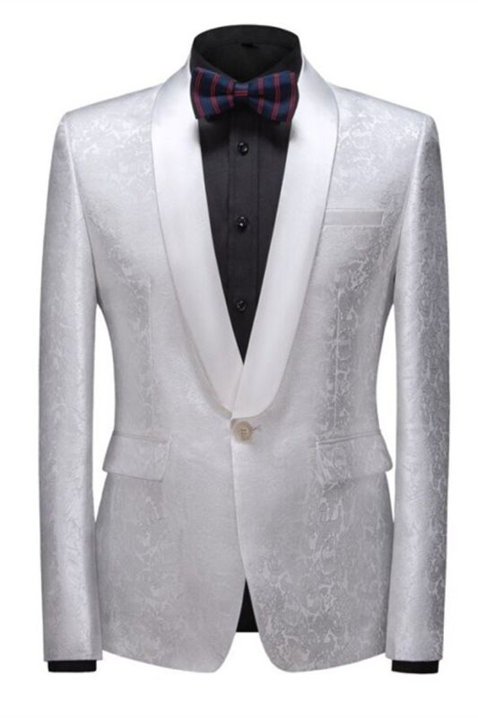 Jack Custom Slim Shawl Lapel One Button Wedding Tuxedo