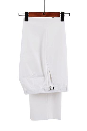 Jorge Simple White And Black Double Breasted Men Suit Online_4