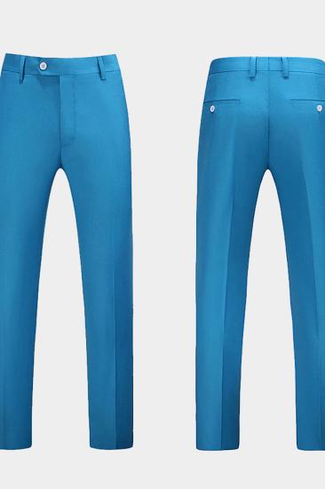 Light Blue Three Piece Prom Suit | Notched Lapel Men Suit_4
