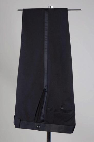 Jacoby Bespoke Three Piece White Jacquard Cape Lapel Wedding Tuxedo_2