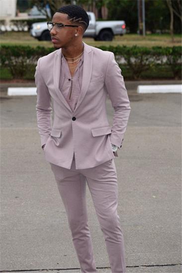 Pink Slim Prom Party Suit | One Click Fashion Men Suit_1