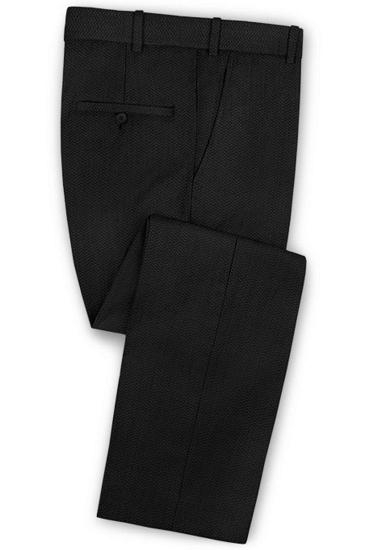 Black  Design Notch Lapel Tuxedo |  Formal Business Men Blazer 2 Pcs_3