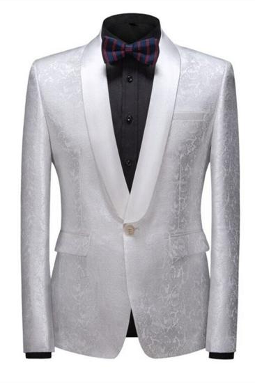 Jack Custom Slim Shawl Lapel One Button Wedding Tuxedo_1