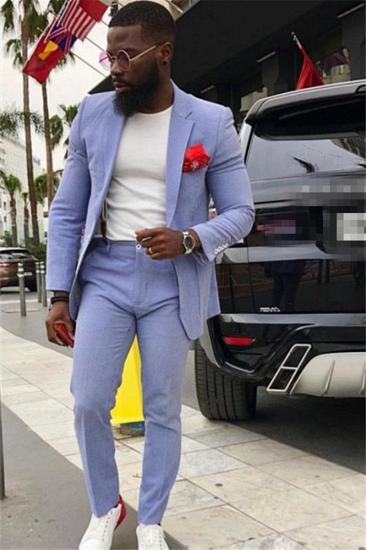 Unique Lavender Slim Fit Men Prom Suit Online