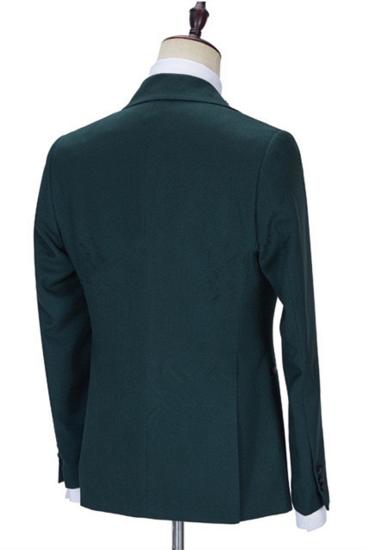 New Arrival Skinny Pointed Lapel Ruffled Men Suit Suitable For Prom_2