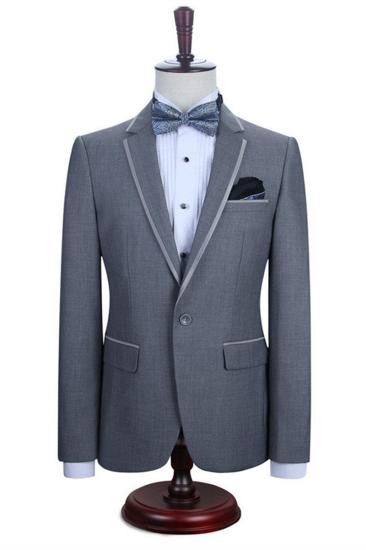 Damien Grey Fashion Slim Fit Lapel Men Suit_3