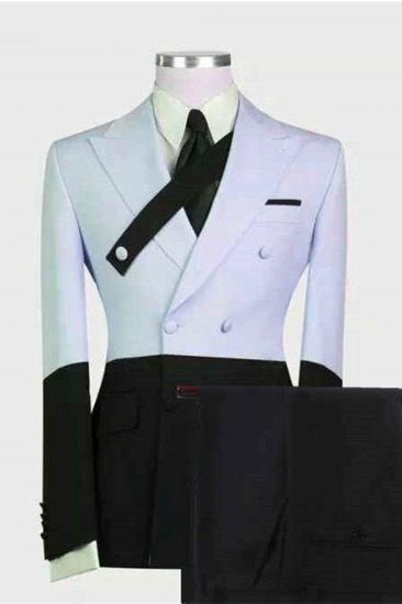 Devon Sky Blue Fashion Point Collar Prom Men Suits Online_2