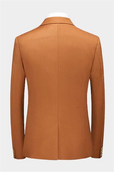 Classic Burnt Orange Men Suit Three Piece | Suits For Sale At_2